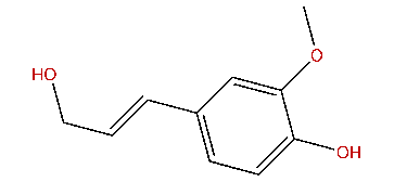 4-((E)-3-Hydroxyprop-1-enyl)-2-methoxyphenol